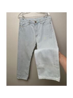 Goldsign Light Wash Straight Leg Jeans Women’s 29 Button Fly Made in USA